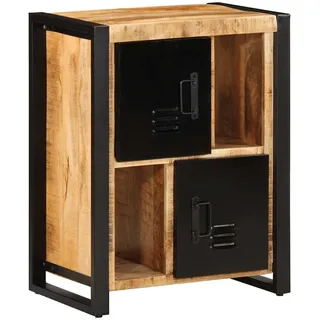 vidaXL Sideboard 55x35x70 cm Raues Mangoholz