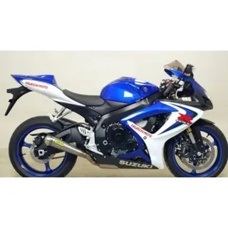 ARROW Pro-race Stainless Steel Gsx-r 600/750 06-07 Nicht Homologierter Schalldämpfer - Silver - One Size