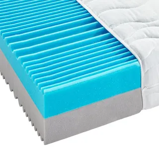 Sleeptex Kaltschaummatratze , Weiß , Textil , H2 + H3 , Füllung: Polyester , 100x200 cm , Grüner Punkt, Lga, Textiles Vertrauen - Oeko-Tex®, Hohenstein, Made in Germany, DIN EN ISO 9001, Oeko-Tex® Standard 100 , Bezug abnehmbar/waschbar, Ober- und Unterseite versteppt, klimatisierte Belüftungskanäle, optimale Belüftung, für verstellbare Lattenroste geeignet, Tragegriffe, atmungsaktiv, schadstoffgeprüft, alternative Größen erhältlich, Wendematratze , Schlafzimmer, Matratzen