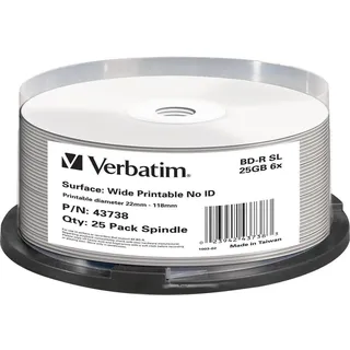 Verbatim BD-R 25 GB 25 St. Spindel