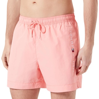 Tommy Hilfiger Herren Badehose Medium Drawstring Mittellang, Rosa (Summer Peach), XL