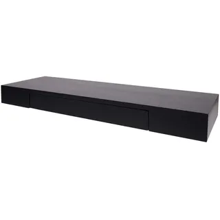 MCW Wandregal 80 x 8 x 25 cm Schwarz