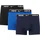 Trunk 3er Pack Blau Dunkelblau Schwarz M