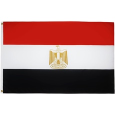 AZ FLAG Flagge ÄGYPTEN 90x60cm - ARABISCHE Republik ÄGYPTEN Fahne 60 x 90 cm - flaggen Top Qualität