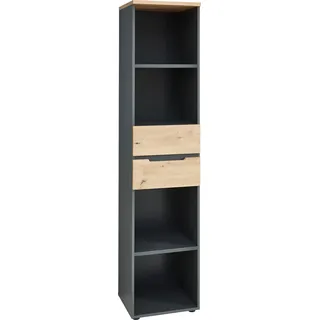 Innostyle Aktenregal 45 x 197 x 38 cm Eiche Artisan/Graphitfarben