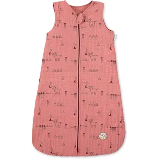Sterntaler Musselin-Schlafsack 110cm Emmis Garden rot