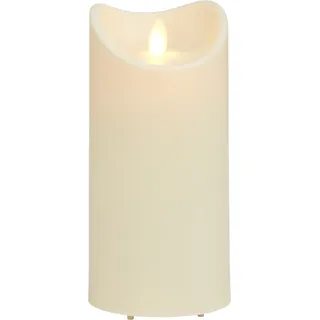IC Home LED-Kerze für aussen Ø 8,9 cm beige 1 St.