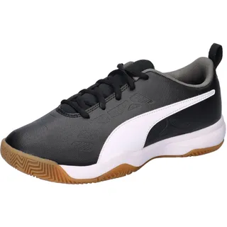 Puma Kinder Hallenschuhe Tenaz Jr 108128-01 33 - Puma Black-White-Iron-Gum - 33