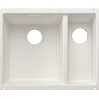 Subline 340/160-U Weiß 527 823 Granitspüle - Weiß