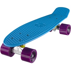 Ridge Skateboard Mini Cruiser, blau-lila, 22 Zoll, R22