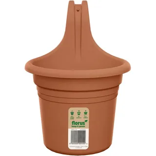 Florus Balkon-Hängetopf Mediterran Single 18 cm x 26,2 cm x 24 cm Terra