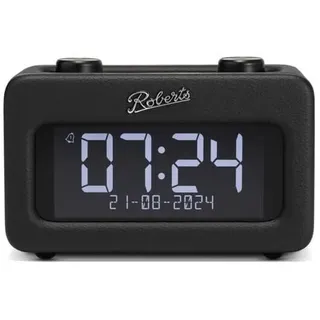 Roberts Revival Rest black Radiowecker mit DAB+/FM, USB und Bluetooth
