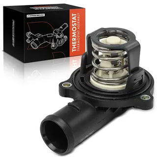 Frankberg Thermostat Kühlmittel mit Dichtung 87 °C Kompatibel mit A4 8EC B7 2.7L 3.0L 2004-2008 A6 4F2 C6 2.7L 3.0L 2004-2011 Q7 4LB 3.0L 3.6L 2006-2015 Replace# 059121111F