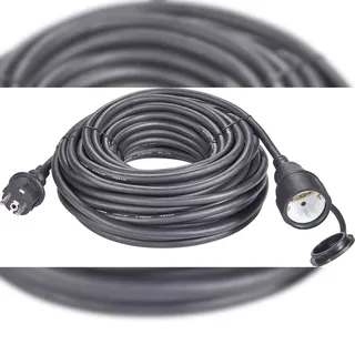 Sygonix 1373173 Strom Verlängerungskabel 16 A Schwarz 20.00 m H07RN-F 3G 1,5 mm2