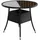 Yoro Gartentisch Ø 80 x 73 cm Schwarz