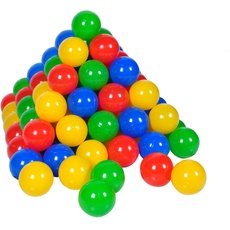 KNORRTOYS.COM 56889 Bälleset ca. Ø7 cm-100 Balls/Colorful, bunt