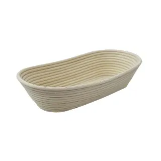 SCHNEIDER Brotform/Gärkorb, oval, Brotbackform aus Peddingrohr mit geflochtenem Boden, Maße: 360 x 200 mm ( 2000 g )