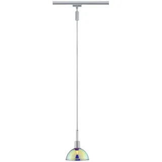 Paulmann Schienensystem-Hängeleuchte , Multicolor, Chromfarben , Metall, Glas , rund , 140 cm , Lampen & Leuchten, Innenbeleuchtung, Schienensysteme