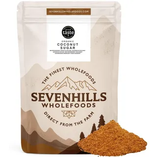Sevenhills Wholefoods Bio-Kokosblütenzucker 1,8 kg, aus Kokosblütennektar – niedriger glykämischer Index, für Getränke, Desserts und Backwaren