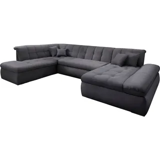 DOMO collection Wohnlandschaft »NMoric«, im XXL-Format, wahlweise mit Bettfunktion und Armlehnenverstellung