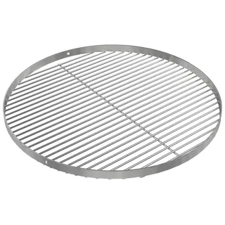 GriHero Edelstahl Grillrost Rund 70cm für Schwenkgrill, Grillgitter mit 3 Aufhängungsbohrungen für Schwenkgrill Rost & Feuerschale Dreibein BBQ Grill Zubehör, Massiver 4mm Dicken