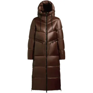 Steppmantel KHUJO "Steppmantel Tonia", Damen, Gr. XL, braun (copper braun), Obermaterial: 100% Nylon NY.  Obermaterial: Futter: 100% Nylon NY. 100% Polyester PES., Mäntel Steppmantel