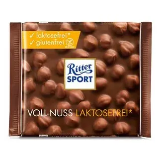 Ritter Sport VOLL-NUSS LAKTOSEFREI Schokolade 100,0 g