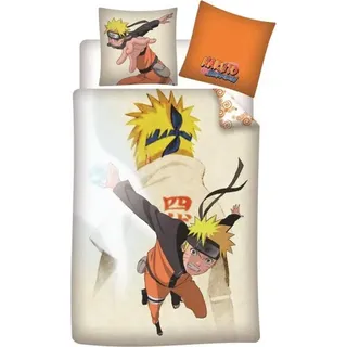 Anime Naruto Shippuden Kinder Bettwäsche 2tlg. Set 135x200 80x80 cm