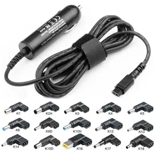 CoreParts MBXUN-90W-DC0001, Universal, Drinnen, 10-15 V, 90 W, 20 V, DC1-to-DC2 - Schwarz