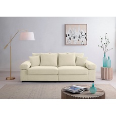 Bild von Big-Sofa »Bjoern«, mit Cord-Bezug, XXL-Sitzfläche, mit Federkern, frei im Raum stellbar beige