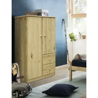 Möbilia Kleiderschrank 1 Stk. 80 x 136 x 43 cm Beige