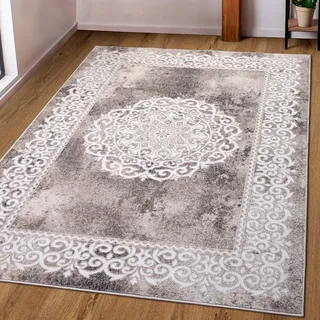 Teppich OTTO HOME "Dafna" Gr. 6, beige (sand), B:200cm H:9mm L:300cm, Kunstfaser, Teppiche, Teppich, Orient-Optik, Vintage Design, Kurzflor, pflegeleicht, dezenter Glanz