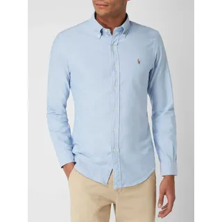 Ralph Lauren Polo Ralph Lauren Slim Fit Freizeithemd aus Oxford in blau Größe M, Artikelnr.