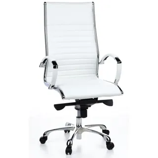 HJH Office Parma 20 Leder Weiß