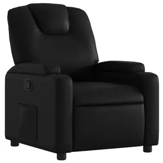 vidaXL Relaxsessel Schwarz Kunstleder - Schwarz