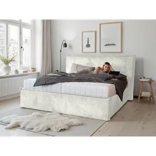 Collection AB »Marla erhältlich in der Breite 180x200cm, mit Cordstoff bezogen« wahlweise mit Lattenrost und King-Matratze (28cm)