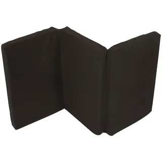 Nattou Dicke Matratze für Reisebett, Klappbar, 5 cm dick, Mit Transporthülle, 120 x 60 x 5 cm, Schwarz