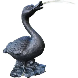 Teichfigur "Gans", 26x16x36cm - Kupfer