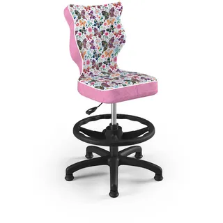 Raumhirsch Furniture Kinderstuhl Petit mit Fußstütze , Rosa , Textil , Quadratisch , 66x90x66 cm , Babymöbel & Kindermöbel, Babyzimmer, Kindersessel & Kindertische