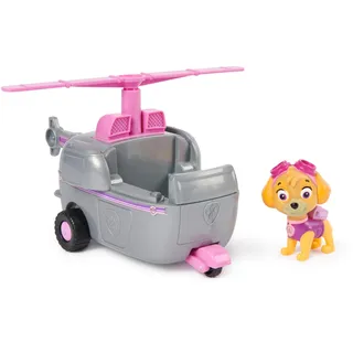 Spin Master PAW PATROL, Helikopter mit Skye-Figur (Sustainable Basic Vehicle/Basis Fahrzeug), Spielzeug für Kinder ab 3 Jahren