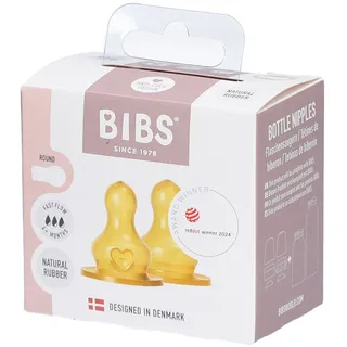 Bibs 4010.8405 Babyflaschenaufsatz Latex Rund Schneller Durchfluss