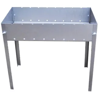 Zerlegbarer Grill – Typ Mangal Russisch oder Kaukasus – sehr einfache Montage und Demontage – großes Modell – 65 x 33 x 60 cm