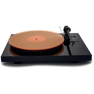 Hudson Hi-Fi Plattenspieler - Matte aus Acryl - OrangeLit - LP Slipmat
