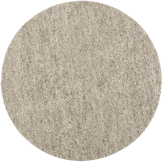 Wollteppich OTTO HOME "Wolly, Wolle, in Standard und Premium Qualität" Gr. 43, beige (sand), H:14mm Ø:120cm, Wolle, Teppiche, Wollteppich, handgewebt, Handweb Teppiche, Skandi, Wohnzimmer, Schlafzimmer