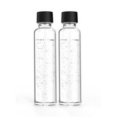 Sodapop Glasflaschen-Set Logan, Ersatzflaschen ausschließlich geeignet Wassersprudler Logan, 2X 600 ml
