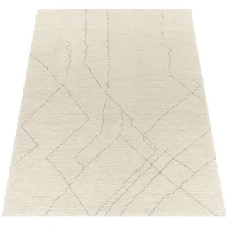 Paco Home Kurzflorteppich 200/290 cm Helios 723 , Creme , Textil , Rechteckig , 200x290 cm , strapazierfähig, für Fußbodenheizung geeignet , Teppiche und Böden, Teppiche