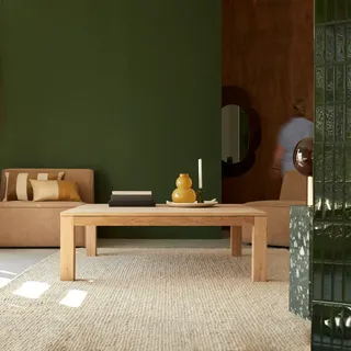 Eden - Couchtisch mit 1 Schublade aus massivem Eichenholz