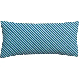Schlafgut Kissenbezug »Woven Satin Fade« mit Farbverlauf, blau
