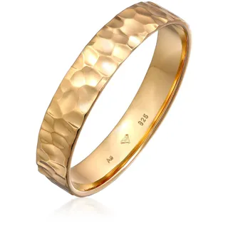 KUZZOI Herrenring Freundschaftsring, 925 Silber" Gr. 64, gold, Fingerringe, Herren, 64, Silber 925 (Sterlingsilber), Silberring