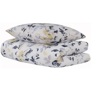 SCHIESSER Florina Floral Baumwolle Weiß 135 x 200 cm + 2 x 80 x 80 cm
